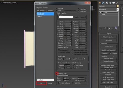 آموزش ساخت کردن پارچه در تری دی مکس